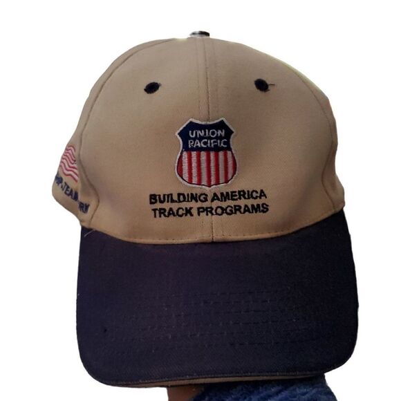 Union Pacific Building America Track Program Truckers Hat. Railroad. Snapback. - Picture 1 of 6